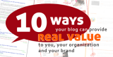 Ebook cover: 10 Ways Your Blog Can Provide Real Value